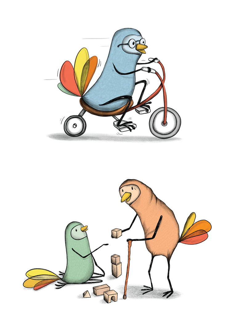 Child and Family Learning Centres - duo of owls