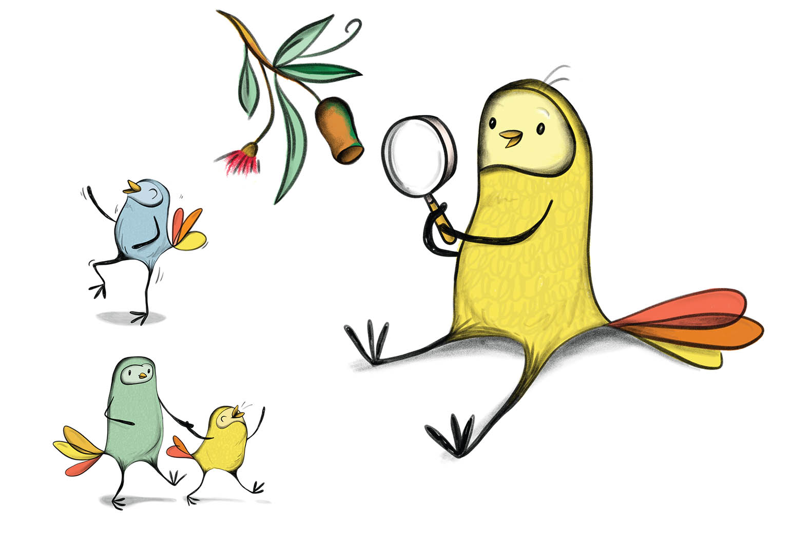 Child and Family Learning Centres - investigating owl