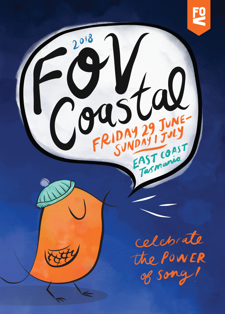 Festival of Voices 2018 Graphic design, logos, business cards