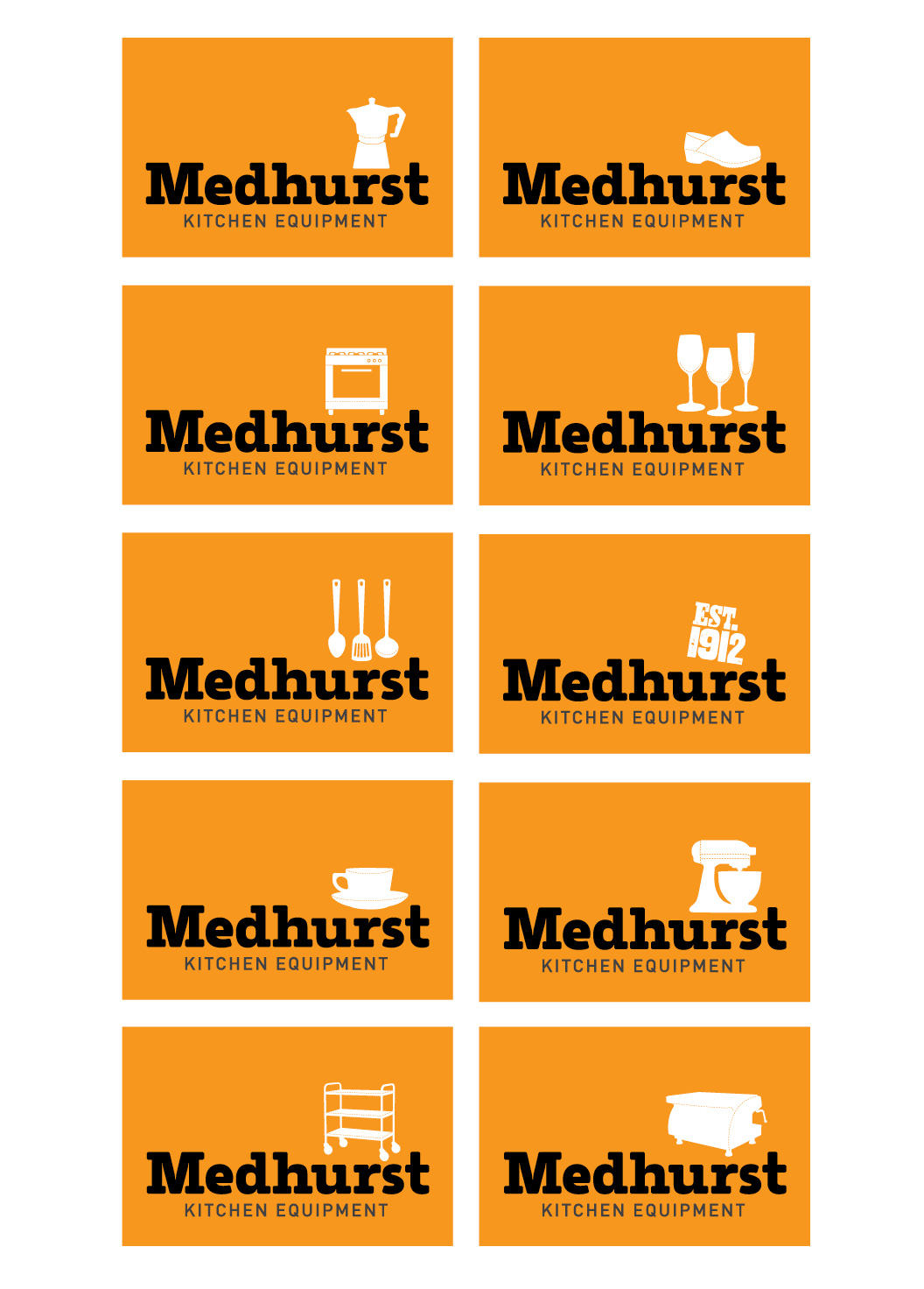 Medhurst Equipment - ten logos